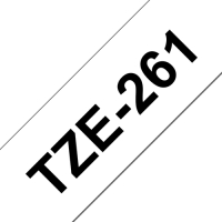 Taśma Brother 36mm czarna na białym