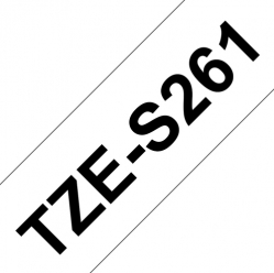 Taśma Brother 36mm czarna na białym ADHESIVE TAPE
