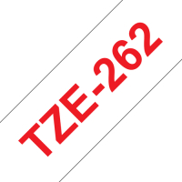 Taśma Brother 36mm czerwona na białym