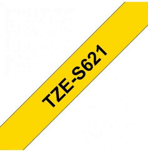 Taśma Brother 9mm czarna na żółtym ADHESIVE TAPE