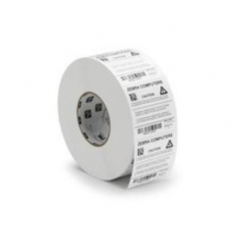 Etykiety ZEBRA Label Polyester 102x70mm Thermal Transfer Z-ULTIMATE 3000T WHITE Coated Permanent Adhesive 76mm Core