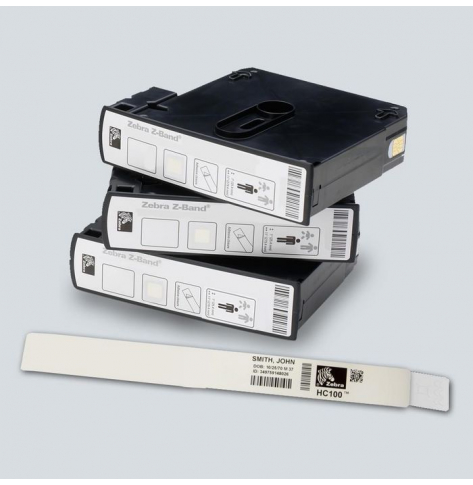 Etykiety ZEBRA Label Polyester 19x8mm Thermal Transfer Z-ULTIMATE 3000T WHITE Coated Permanent Adhesive 76mm Core
