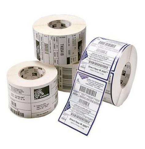 Etykiety ZEBRA Label Paper 89x102mm Thermal Transfer Z-PERFORM 1000T Uncoated Permanent Adhesive 76mm Core