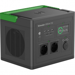 Stacja zasilania APC PPS730-GR Schneider OffGrid Portable Power Station 730, 738Wh Lithium-ion, 2 Schuko, Sinewave 