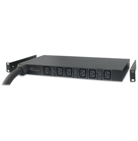 APC AP7526 APC Rack PDU, Basic, 1U, 22kW, 230V, (6) C19