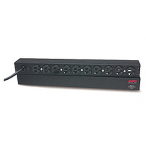 APC AP9562 APC Rack PDU, Basic, 1U, 15A, 120V, (10)5-15
