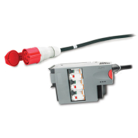 Automatyczne odcięcie obwodu APC Power Dist. Mod. 3 Pole 5 Wire RCD 32A 30mA IEC309 140CM