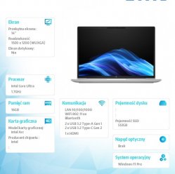 Laptop HP ProBook 4 G1i 14 WUXGA Ultra 5-225H 16GB 512GB W11P 3Y