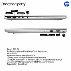 Laptop HP EliteBook 6 G1i 16 WUXGA Ultra 5-225U 16GB 512GB W11P 