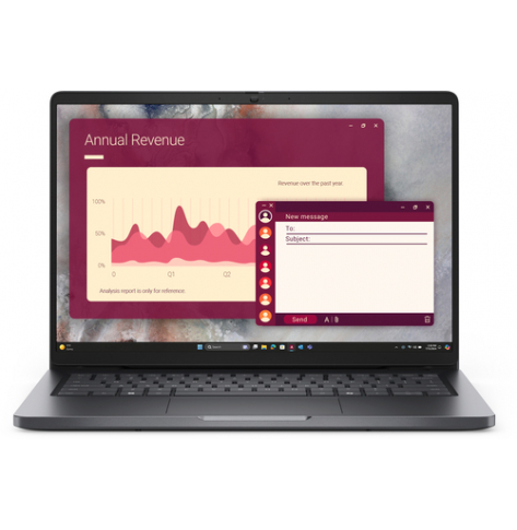 Laptop DELL Pro 14 PC14250 14 FHD+ Core 5-220U 32GB 512GB SSD FPR BK W11P 3YPS Czarny