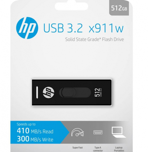 Pendrive HP 512GB USB 3.2 USB HPFD911W-512