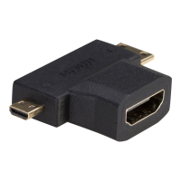 Adapter AKYGA AK-AD-23 HDMI f / mini HDMI m / micro HDMI m