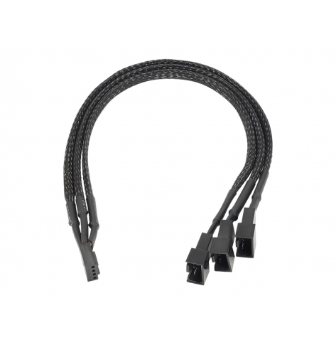 AKYGA Adapter z kablem AK-CA-65 4 pin f / 2x 4 pin m / 1x 3 pin m 3x 0.25m