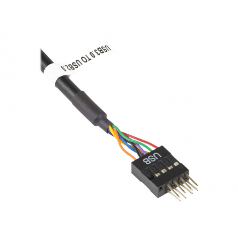 AKYGA Adapter z kablem AK-CA-75 USB 9 pin m / USB 19 pin f 20cm