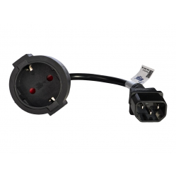 AKYGA Adapter zasilajacy AK-PC-10A IEC C14 CEE 7/4 250V/50Hz 15cm