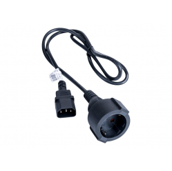 AKYGA Adapter zasilajacy AK-PC-13A CCA CEE 7/3 / IEC C14 1 m