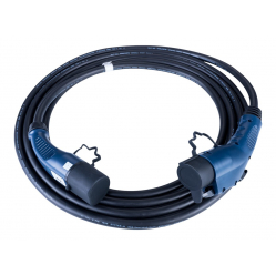 Kabel AKYGA AK-EC-08 zasilający do samochodów elektrycznych Type2 / Type1 32A 6m niebieski