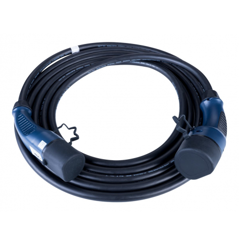 Kabel AKYGA AK-EC-09 zasilający do samochodów elektrycznych Type2 / Type2 32A 6m niebieski