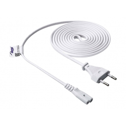 Kabel AKYGA zasilający for Notebook AK-RD-06A Eight CCA CEE 7/16 / IEC C7 1.5m white