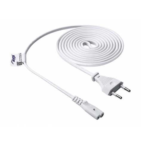 Kabel AKYGA zasilający for Notebook AK-RD-06A Eight CCA CEE 7/16 / IEC C7 1.5m white