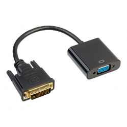 AKYGA Konwerter adapter z kablem AK-AD-50 DVI 24+1 pin m / VGA f 15cm