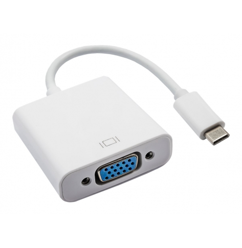 AKYGA Konwerter adapter z kablem AK-AD-55 USB type C m / VGA f 15cm