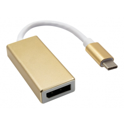 AKYGA Konwerter adapter z kablem AK-AD-56 USB type C m / DisplayPort f 15cm