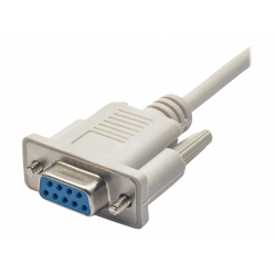 Kabel AKYGA RS-232 AK-CO-04 D-Sub f / D-Sub f ver. 9 pin nieskrosowany 2m