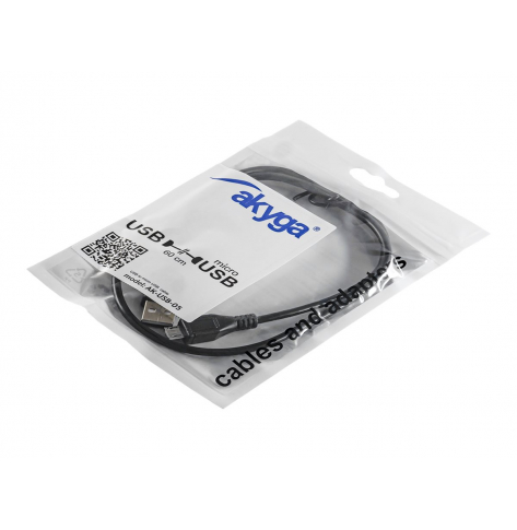 Kabel AKYGA USB AK-USB-05 USB A m / micro USB B m ver. 2.0 60cm