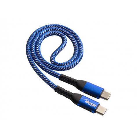 Kabel AKYGA USB AK-USB-36 USB-C m / USB-C m 2.0 100W 0.5m
