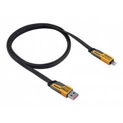 Kabel AKYGA USB AK-USB-57 USB-A m + USB-C m / USB-C m + Lightning m 2.0 65W 1m