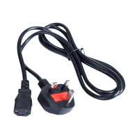 Kabel AKYGA zasilajacy AK-AG-01A brytyjski CCA BS 1363 Typ G / IEC C13 1.5 m UK