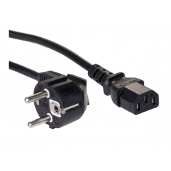 Kabel AKYGA zasilajacy AK-PC-01C CU IEC C13 CEE 7/7 250V/50Hz 1.5m