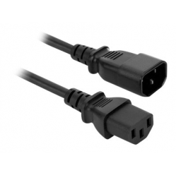 Kabel AKYGA zasilajacy AK-PC-03A przedluzacz CCA IEC C13 / C14 250V/50Hz 1.8m