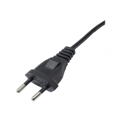 Kabel AKYGA zasilajacy AK-RD-04A 0.5m czarny