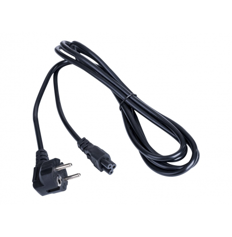 Kabel AKYGA zasilajacy do notebooka AK-NB-10A koniczynka CCA CEE 7/7 / IEC C5 3 m
