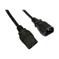 Kabel AKYGA zasilajacy serwerowy AK-UP-02 przedluzacz IEC C19 / C14 250V/50Hz 1.8m