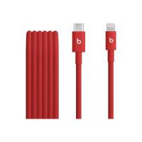 Kabel APPLE Beats USB-C to Lightning Woven 1.5m - Rapid Red