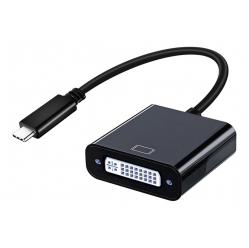 Kabel ART ADAPTER USB-C male / DVI 24+5 female PL 15cm oem