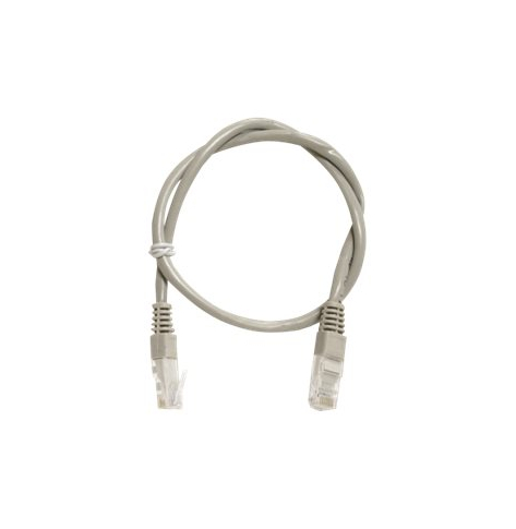 Kabel ART KABSI AL-OEM-299 krosowy - CAT 5e UTP 0.5m szary oem