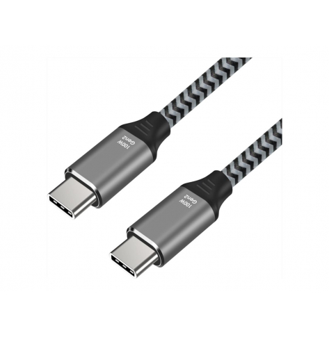 Kabel ART USB-C male - male 100W 5A ALU braided 2m oem