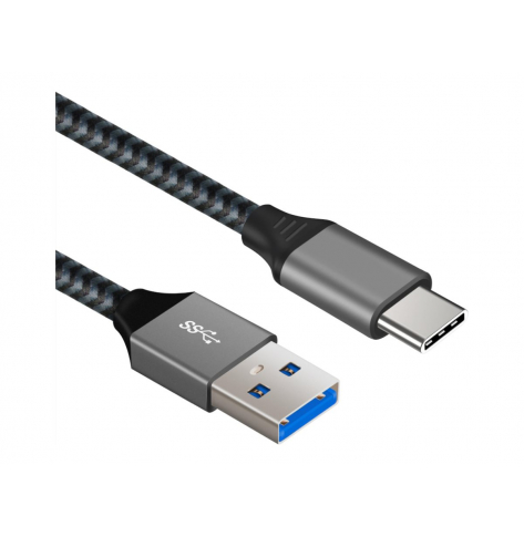 Kabel ART USB-C male - USB 3.1 male QC3.0 15W 3A ALU data/power oem 0.5m