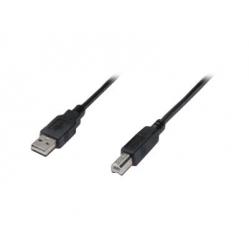 Kabel ASM AK-300105-050-S USB2,0 A m / B m 5m