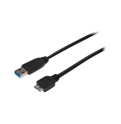 Kabel ASM AK-300117-003-S ASSMANN USB 3.0 SuperSpeed Typ USB A/microUSB B M/M 0,25m