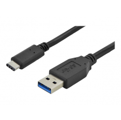 Kabel ASM AK-300136-010-S ASSMANN USB 3.0 SuperSpeed Typ USB A/USB C M/M czarny 1m