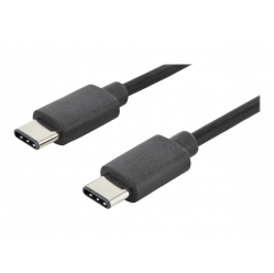 Kabel ASM AK-300138-010-S ASSMANN USB 3.0 SuperSpeed Typ USB C/USB C M/M czarny 1m