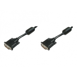Kabel ASM AK-320101-100-S ASSMANN DVI-D DualLink Typ DVI-D (24+1)/DVI-D (24+1) M/M 10m