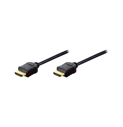 Kabel ASM AK-330107-050-S ASSMANN HDMI 1.4 HighSpeed z Ethernetem Typ HDMI A/HDMI A M/M czarny 5m