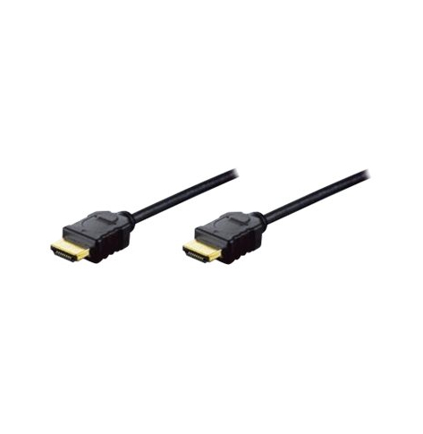 Kabel ASM AK-330114-050-S ASSMANN HDMI 1.4 HighSpeed z Ethernetem Typ HDMI A/HDMI A M/M czarny 5m