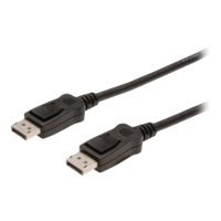Kabel ASM AK-340100-020-S ASSMANN DisplayPort 1.2 z zatrzaskami Typ DP/DP M/M czarny 2m